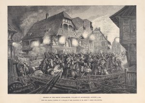 Angriff der neunten Kürassiere, Dorf Morsbronn, 6. August 1870, 1874-1900 von Georges Léon Alfred Perrichon