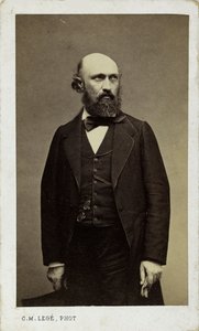 Porträt des Pianisten und Komponisten Louis Lacombe 1818-1884