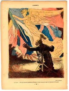 La Baionnette, Satirisch in Farben von Georges Meunier