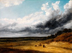 Die Ebene von Saint Denis von Georges Michel