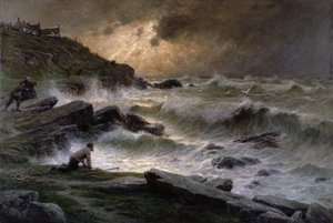 Bergungsgut vor der Küste der Bretagne, 1911 von Georges Philibert Charles Maroniez