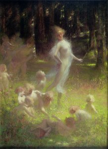 Fee und Kobolde im Unterholz von Georges Picard