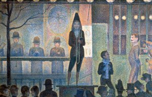 Zirkusvorstellung, 1887-1888 von Georges Pierre Seurat