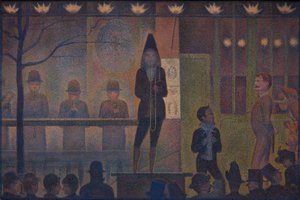 Zirkus-Sideshow Parade de cirque, 1887-88 von Georges Pierre Seurat