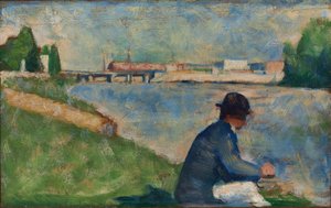 Studie für "Badende in Asnières", ca. 1883-1884