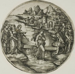 Die Königin von Saba geht auf dem Wasser von Georges Reverdy