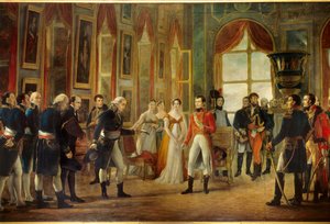 Napoleon I. empfängt in Saint-Cloud den Senatus-Consult, der ihn am 18.05.1804 zum Kaiser der Franzosen ausrief