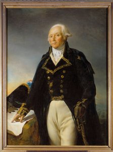 Porträt von Francois Christophe Kellermann (1735-1820), Herzog von Valmy, General in Chief der Armee von Moselle, Gemälde von Georges Rouget (1784-1869) 1792