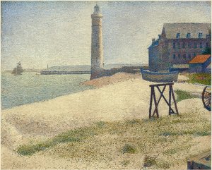 Der Leuchtturm in Honfleur