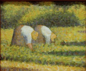Bäuerinnen bei der Arbeit von Georges Seurat