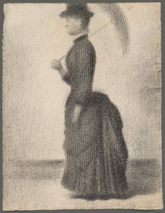 Frau mit Sonnenschirm (Studie für La Grande Jatte)
