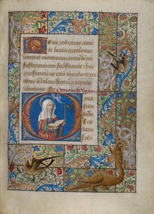 Initiale O: Heilige Genoveva von Georges Trubert