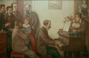 Wiedersehen bei Godebski von Georges d Espagnat