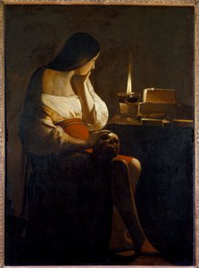 Die Magdalena bei Nachtlicht von Georges de La Tour
