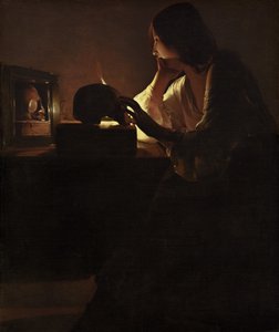 Die reuige Magdalena von Georges de La Tour