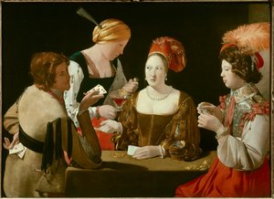 Der Falschspieler mit dem Karo-Ass (Gemälde von Georges de La Tour, 17. Jahrhundert)