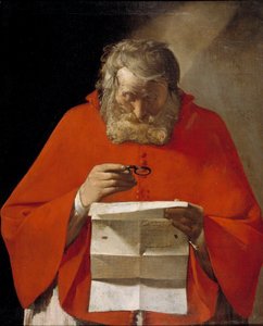 Der heilige Hieronymus beim Lesen von Georges de La Tour
