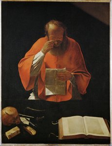 Der heilige Hieronymus beim Lesen von Georges de La Tour