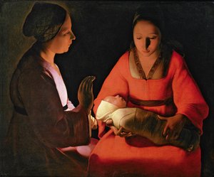 Das neugeborene Kind von Georges de La Tour