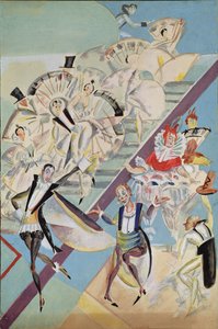 Bühnenbild für die Operette Girofle-Giroflia von Ch. Lecocq, 1922 von Georgy Bogdanovich Yakulov