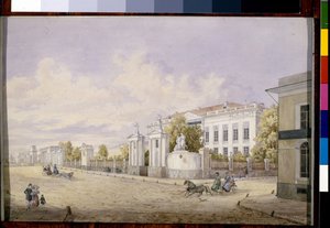 Die Große Lubjanka-Straße in Moskau