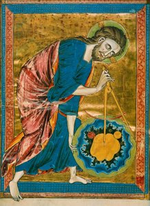 Gott der Geometer, Codex Vindobonensis 2554, circa 1220-1230