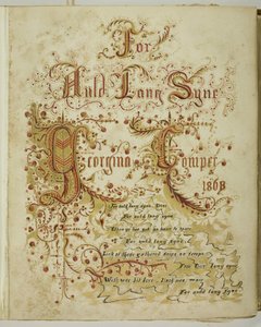 Ohne Titel [Für Auld Lang Syne], 1855-1868
