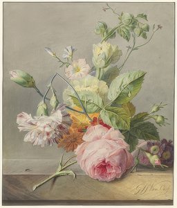 Blumenstillleben. Um 1800-25
