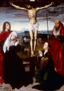 Kreuzigung, frühes 16. Jahrhundert von Gerard David
