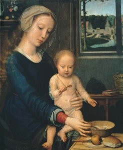 Madonna und Kind mit der Milchsuppe, 1510-1515