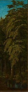 Ansicht in einem Wald, rechter Flügel eines Triptychons, ca. 1505-1515 von Gerard David