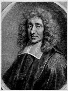 Antoine Furetiere, Gravur von Edelinck