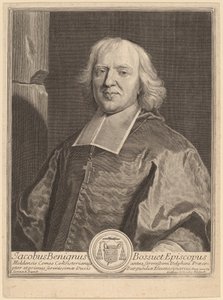 Jacques Benigne Bossuet von Gerard Edelinck after Hyacinthe Rigaud