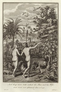 Adam und Eva von Gerard Hoet