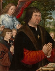Porträt von Lieven van Pottelsberghe von Gerard Horenbout