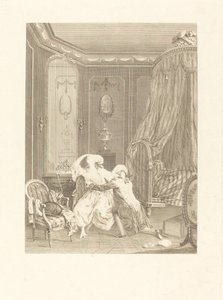 Die späte Reue von Gerard Rene Le Vilain after Nicolas Lavreince
