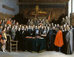 Die Ratifizierung des Vertrags von Münster