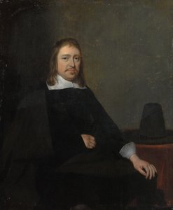 Porträt eines sitzenden Mannes, späte 1650er oder frühe 1660er Jahre von Gerard Terborch II