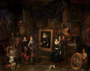 Die Werkstatt des Malers von Gerard Thomas