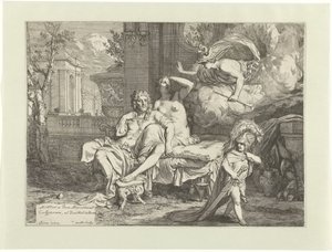 Hermes befiehlt Kalypso, Odysseus freizulassen von Gerard Valck