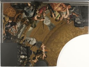 Decke mit Darstellung von Diana und ihren Gefährtinnen