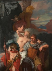 Merkur befiehlt Kalypso, Odysseus freizulassen