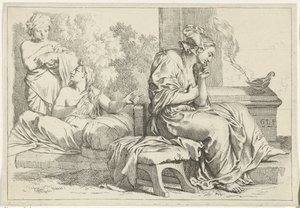 Schweigsamkeit und Gesprächigkeit von Gerard de Lairesse