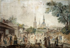 Ein Heilbad in Moskau von Gerard de la Barthe