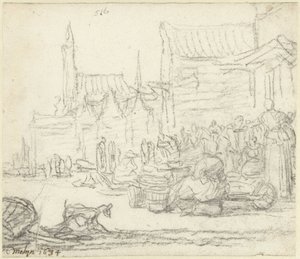 Marktszene von Gerard ter Borch (II)