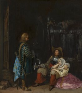 Der Bote von Gerard ter Borch