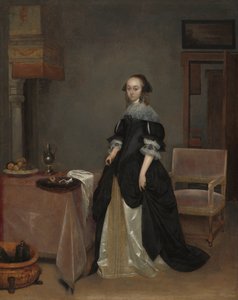 Maria van Suchtelen, ca. 1666 von Gerard ter Borch