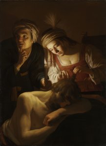 Samson und Delilah von Gerard van Honthorst