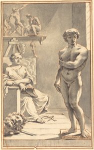 Allegorie der Bildhauerei von Gerard van Houten