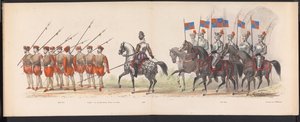 Maskerade der Leidener Studenten, 1870 (Tafel 18) von Gerardus Johannes Bos